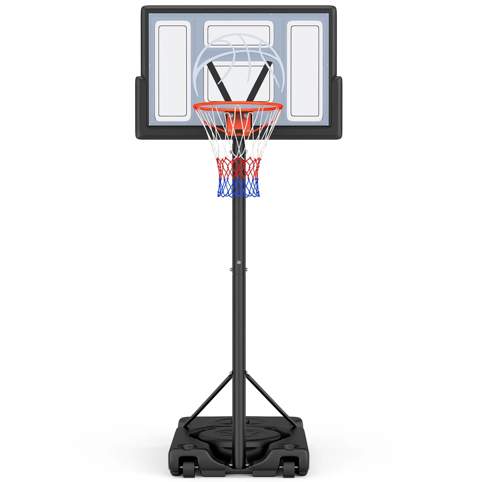 Yohood Basketball Hoop Outdoor 10ft Adjustable