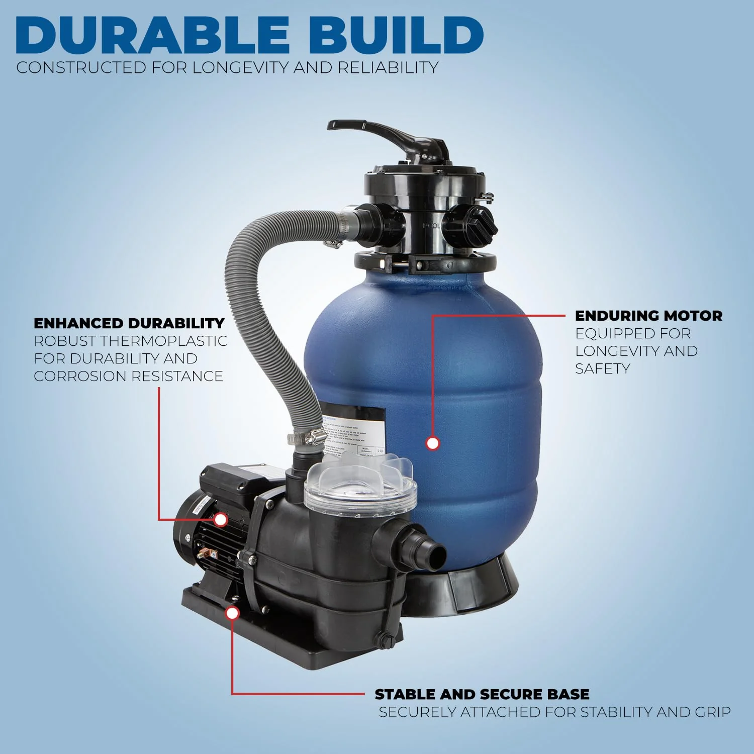 XtremepowerUS 13 Sand Filter 3/4HP Pool Pump