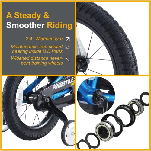 Royalbaby Kids Bike Boys Girls Freestyle BMX Bicycle