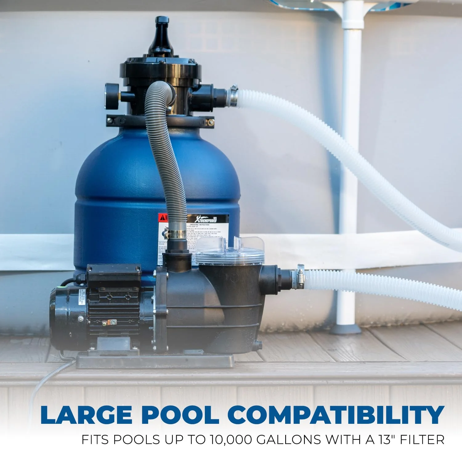 XtremepowerUS 13 Sand Filter 3/4HP Pool Pump