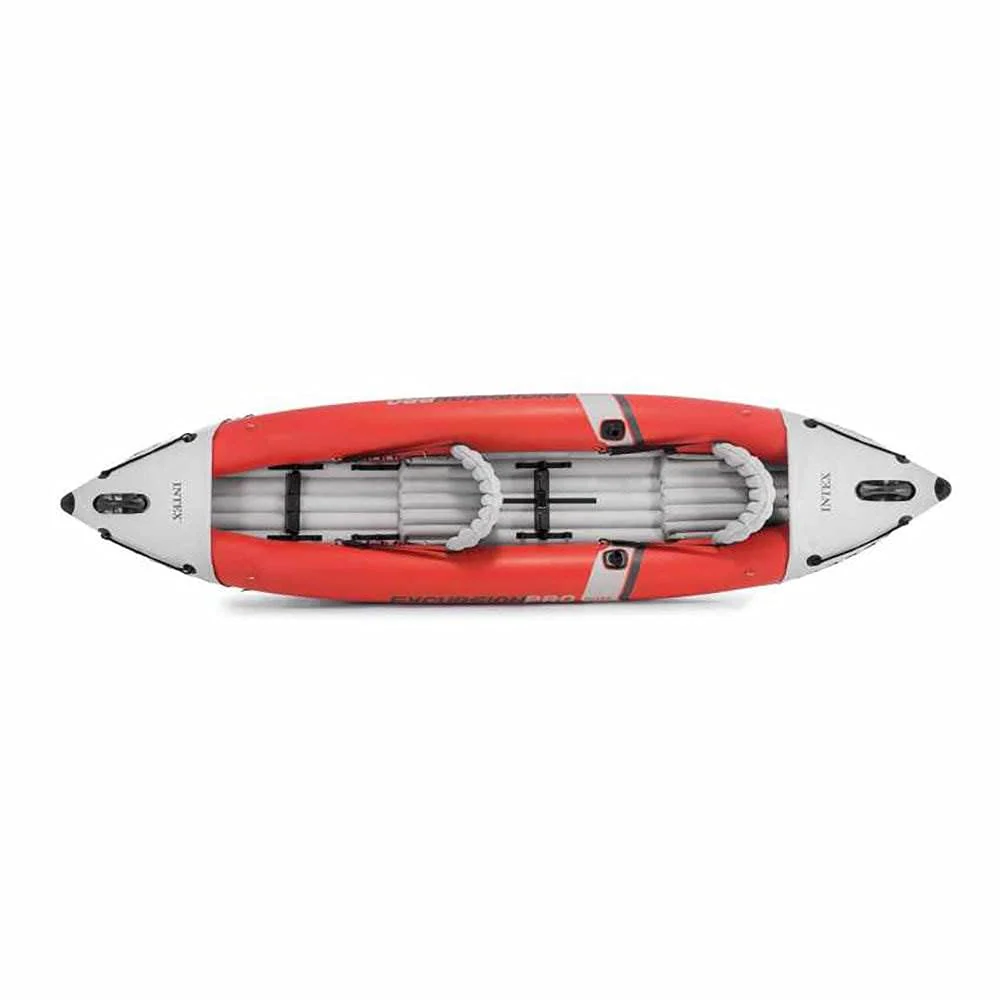 Intex Excursion Pro 2 Person Vinyl Inflatable Kayak with Aluminum Oars
