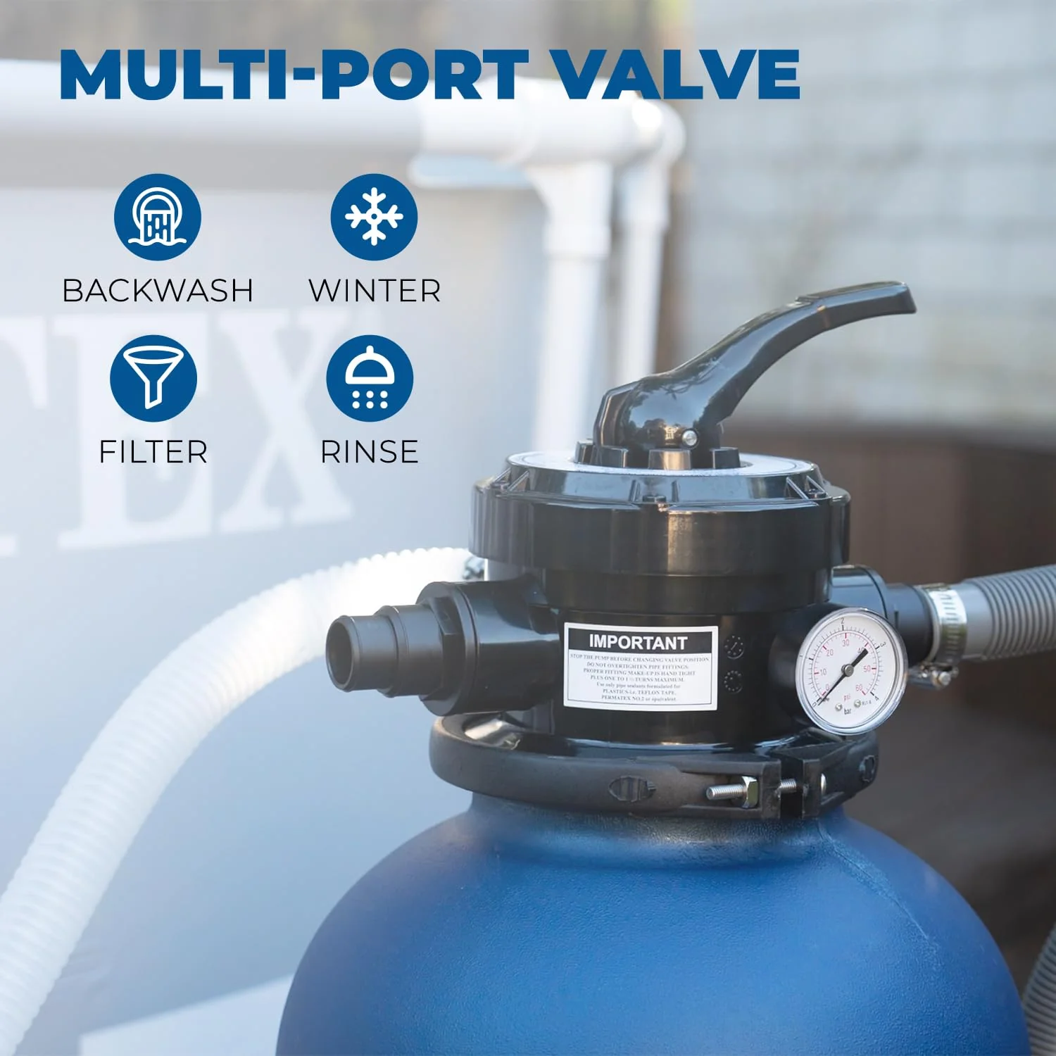 XtremepowerUS 13 Sand Filter 3/4HP Pool Pump