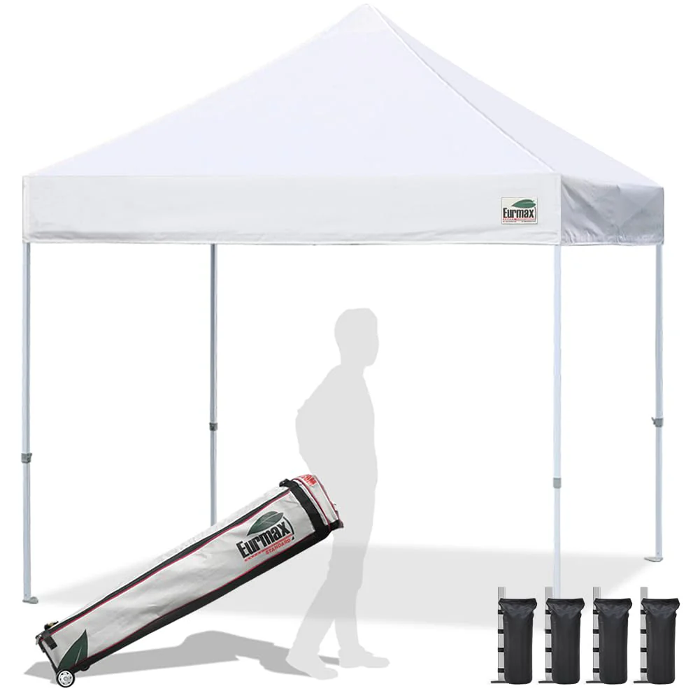 Eurmax 10x10ft Patio Pop Up Canopy Tent for Outdoor