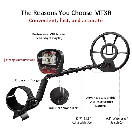 DR.?TEK Metal Detector for Adults Professional