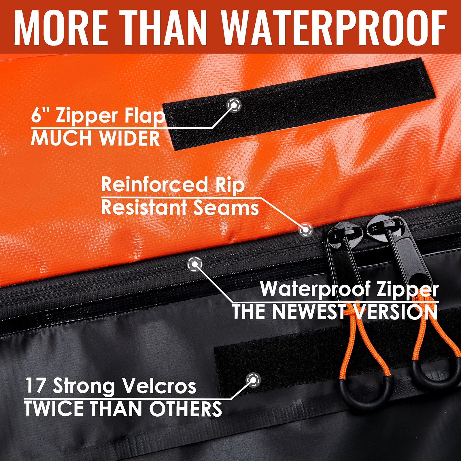 Asinking 21 Cubic Feet Waterproof Car Roof Bag