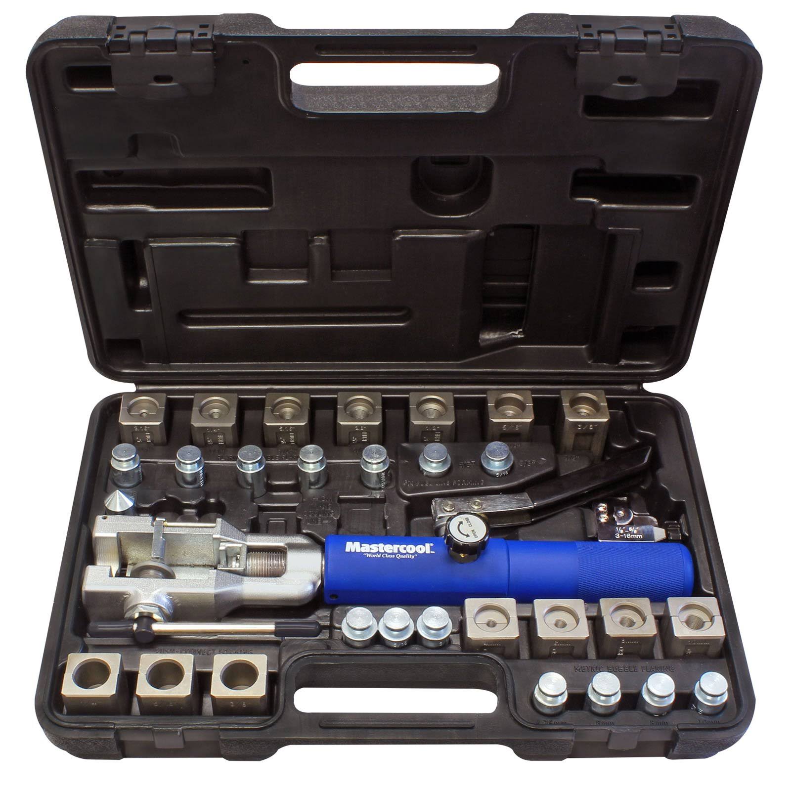 Mastercool 72475-PRC - Universal Hydraulic Flaring Tool Set with Tube Cutter