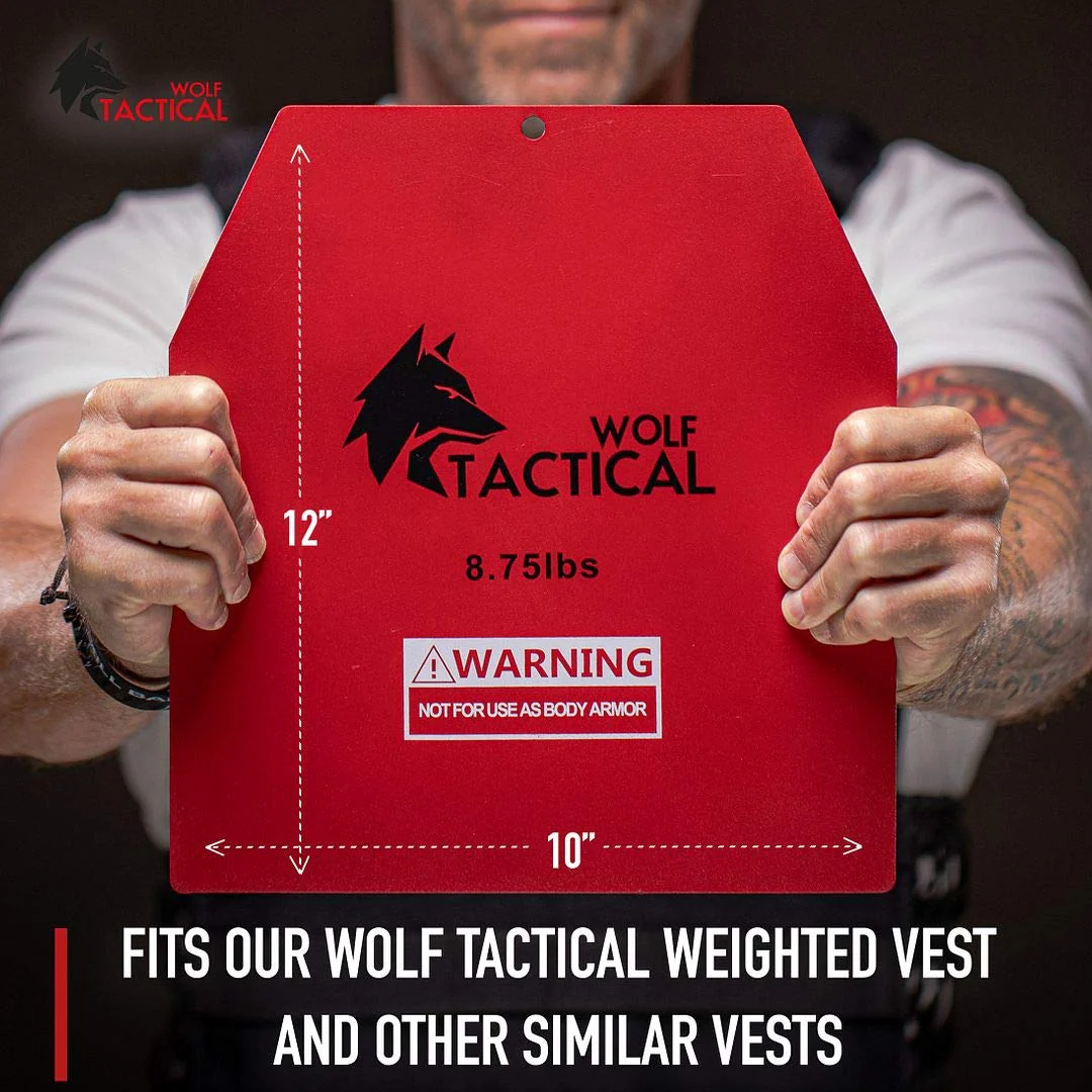 WOLF TACTICAL Weight Vest Plates WODs. Strength Training