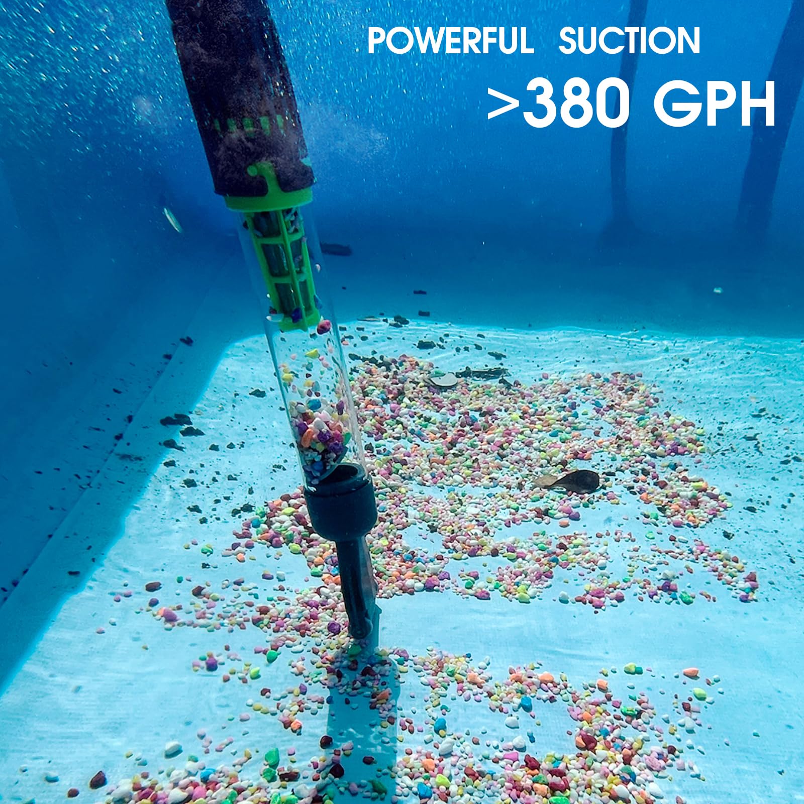 AQUAFYSH 2 in 1 Rechargeable Spa Hot Tub Vacuum Cleaner