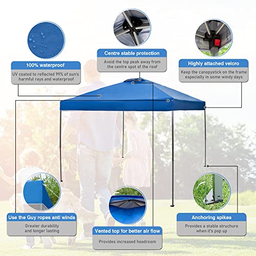 Outdoor Pop up Canopy 10'x10' Tent Camping Sun Shelter-Series Party Tent