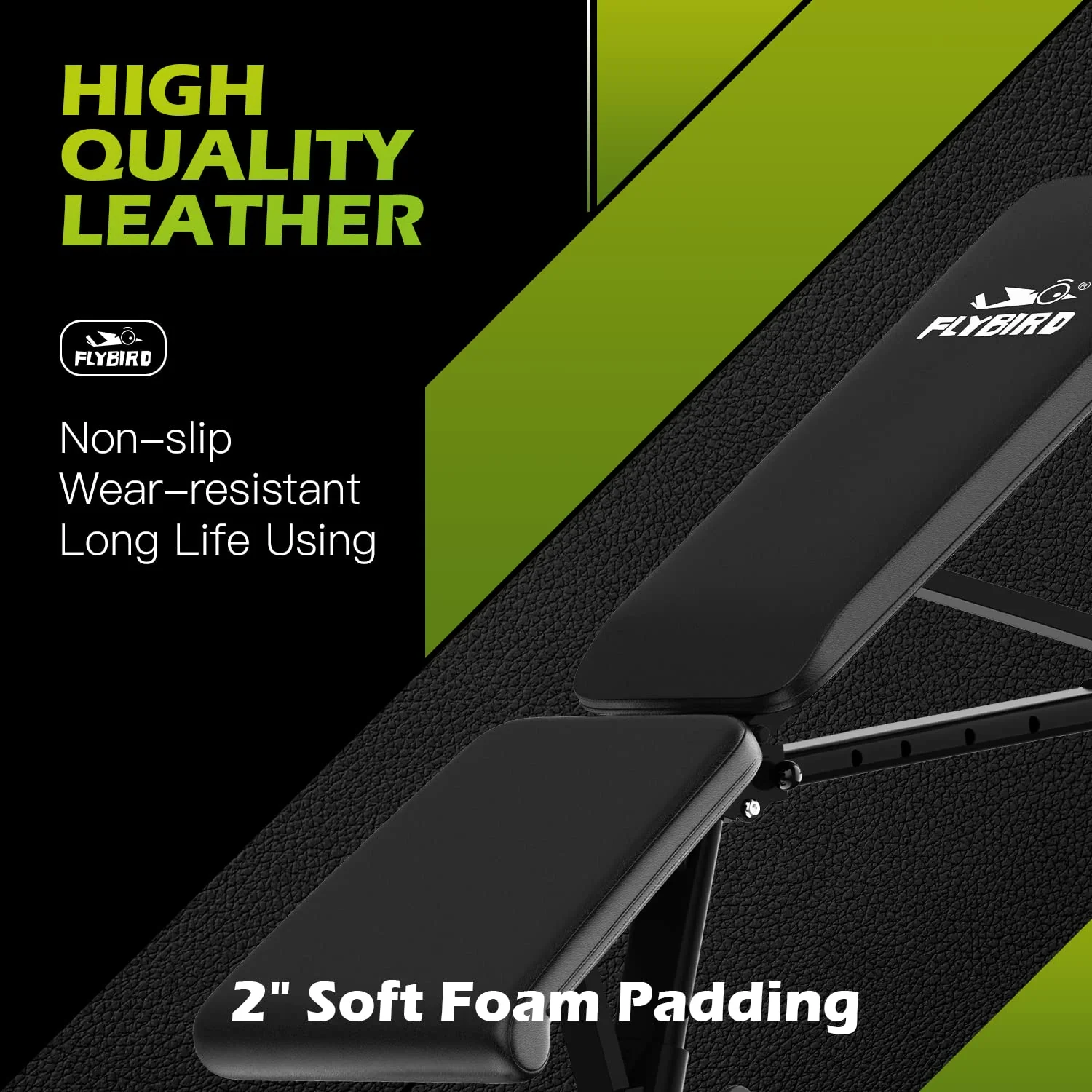 FLYBIRD Adjustable Strength Training Bench for Full Body Workout