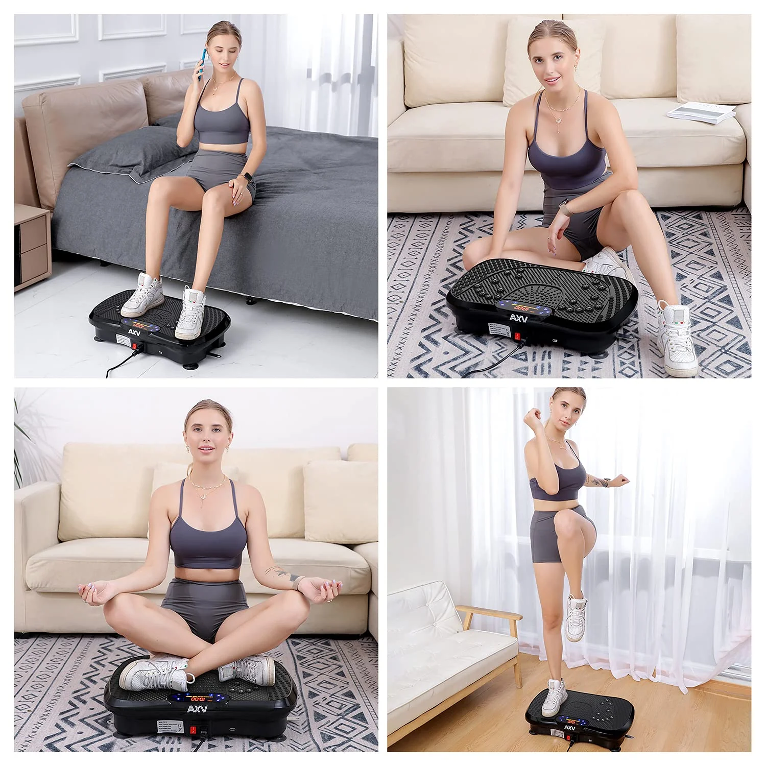 AXV Vibration Plate Exercise Machine Whole Body Workout