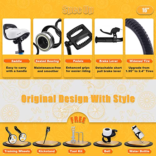 Royalbaby Kids Bike Boys Girls Freestyle BMX Bicycle